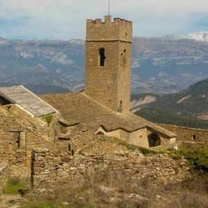 visita guiada a muro de roda en la fueva sobrarbe pirineo aragonés